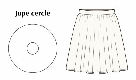 couture jupe cercle